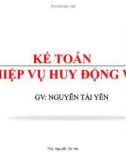 Bài giảng Kế toán ngân hàng: Chương 2 - ThS. Nguyễn Tài Yên