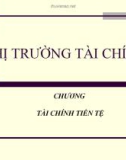 Bài giảng Tài chính tiền tệ: Thị trường tài chính