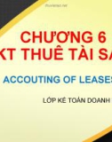 Bài giảng Kế toán tài chính II: Chương 6 - ĐH Kinh tế TP.HCM