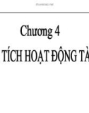 Bài giảng Phân tích tài chính: Chương 4 - ĐH An Giang