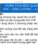 Bài giảng Kế toán tài chính - Chương 3: Phân tích mối quan hệ chi phí – sản lương – lợi nhuận