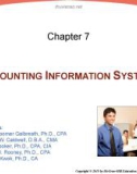 Lecture Principles of financial accounting (2/e) - Chapter 7: Accounting information systems