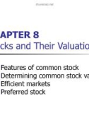 Lecture Fundamentals of financial management - Chapter 8: Stocks and their valuation