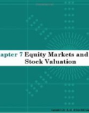 Lecture note Essentials of corporate finance – Chater 7: Equity markets and share valuation