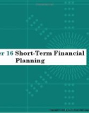 Lecture note Essentials of corporate finance – Chater 16: Short-term financial planning