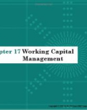 Lecture note Essentials of corporate finance – Chater 17: Working capital management