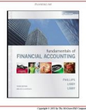 Lecture Fundamentals of financial accounting (3e): Chapter 11 - Phillips, Libby, Libby