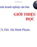 Bài giảng Tài chính doanh nghiệp cơ bản: Chương 1 - ThS. Hà Minh Phước