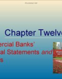 Lecture Financial markets and institutions: Chapter 12 - Anthony Saunders, Marcia Millon Cornett