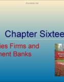 Lecture Financial markets and institutions: Chapter 16 - Anthony Saunders, Marcia Millon Cornett