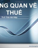 Bài giảng Thuế: Chương 1 - Th.S Trần Hải Hiệp