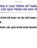 Bài giảng Nguyên lý kế toán - Chương 5: Chu trình kế toán và kế toán các quá trình kinh doanh chủ yếu