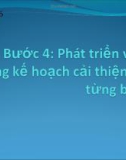 Bài giảng Hệ thống cấp nước công cộng - Phần 4: Phát triển và áp dụng kế hoạch cải thiện dần từng bước