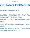 Bài giảng Tiền tệ - Chương 6: Ngân hàng trung ương