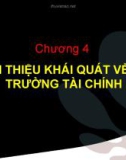 Bài giảng Tài chính tiền tệ: Chương 4 - ĐH Trà Vinh