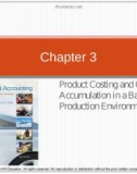 Lecture Managerial accounting Creating value in a dynamic business environment (Tenth edition): Chapter 3 - Ronald W. Hilton, David E. Platt