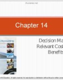 Lecture Managerial accounting Creating value in a dynamic business environment (Tenth edition): Chapter 14 - Ronald W. Hilton, David E. Platt