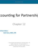 Lecture Fundamental accounting principles - Chapter 12: Accounting for partnerships