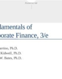 Lecture Fundamentals of corporate finance (3/e): Chapter 2 - Robert Parrino, David S. Kidwell, Thomas Bates