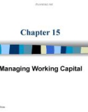 Lecture Introduction to finance: Markets, investments, and financial management (14th edition): Chapter 15 - Melicher, Norton