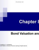 Lecture Financial markets and institutions - Chapter 8: Bond valuation and risk