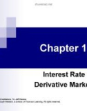 Lecture Financial markets and institutions - Chapter 15: Interest rate derivative markets