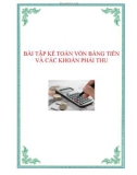 Tài liệu Bài tập Kế toán vốn bằng tiền và các khoản phải thu