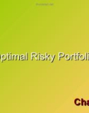 Lecture Investments (6/e) - Chapter 8: Optimal risky portfolios