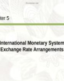 Lecture International finance: An analytical approach (3/e): Chapter 5 - Imad A. Moosa