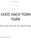 Bài giảng Tổ chức hạch toán kế toán: Chương 1