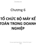 Bài giảng Tổ chức hạch toán kế toán: Chương 6