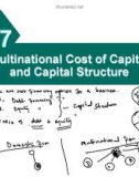 Lecture Multinational financial management: Lecture 17 - Dr. Umara Noreen