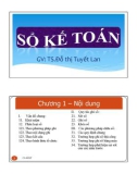 Bài giảng Sổ kế toán - Chương 1