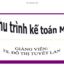 Bài giảng Tổng quan về hệ thống kế toán Mỹ - Chương 2