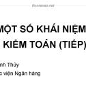 Bài giảng Kiểm toán căn bản: Bài 4 - TS. Phạm Thanh Thủy