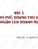 Bài giảng Tài chính doanh nghiệp: Bài 2 - TS. Nguyễn Thị Hà