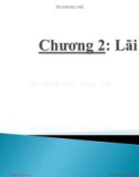 Bài giảng Định chế tài chính - Chương 2: Lãi suất