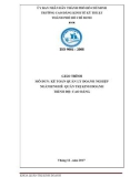 Giáo trình Kế toán quản lý doanh nghiệp (Ngành: Quản trị kinh doanh) - CĐ Kinh tế Kỹ thuật TP.HCM