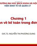 Bài giảng Kế toán công: Chương 1 - GVC.TS. Nguyễn Thị Phương Dung