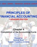 Lecture Principles of financial accounting - Chapter 4: Completion of the Accounting Cycle