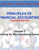 Lecture Principles of financial accounting - Chapter 5: Accounting for Merchandising Operations