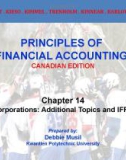 Lecture Principles of financial accounting - Chapter 14: Corporations: Additional Topics and IFRS