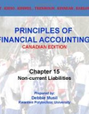 Lecture Principles of financial accounting - Chapter 15: Non-current Liabilities