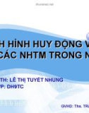 Đề tài: Tình hình huy động vốn của các NHTM trong nước