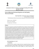 Factors Influencing Professional Skepticism and Audit Quality: The Case of Vietnam