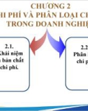 Bài giảng Kế toán quản trị doanh nghiệp - Chương 2: Chi phí và phân loại chi phí doanh nghiệp