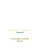 Bài giảng Kế toán tài chính 3 - Chương 4: Kế toán nghiệp vụ xuất khẩu hàng hóa