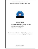 Giáo trình Nghiệp vụ ngoại thương (Nghề: Kế toán - Cao đẳng) - Trường Cao đẳng Cộng đồng Đồng Tháp