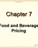 Lecture Managerial Accounting for the hospitality industry: Chapter 7 - Dopson, Hayes