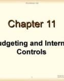 Lecture Managerial Accounting for the hospitality industry: Chapter 11 - Dopson, Hayes